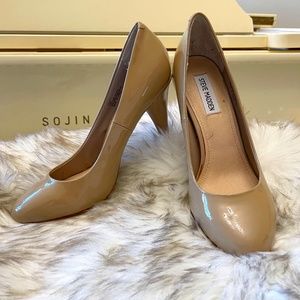 Steve Madden tan heels size 9.5